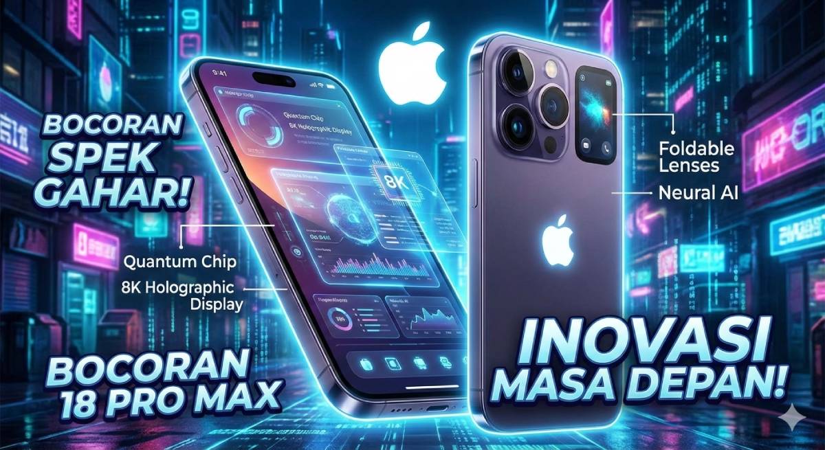 Apple iPhone 18 Pro Max_ Bocoran Spek Gahar dan Inovasi Masa Depan