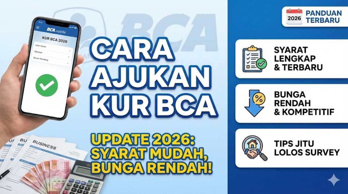 Cara Ajukan KUR BCA 2026, Syarat, Bunga Rendah, dan Tips Lolos Survey