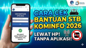 Cara Cek Bantuan STB Kominfo 2026 Lewat HP Tanpa Aplikasi