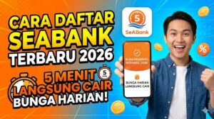 Cara Daftar SeaBank Terbaru 2026, Buka Rekening 5 Menit Langsung Cair Bunga Harian