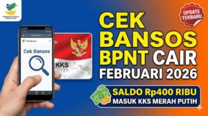 Cek Bansos BPNT Cair Februari 2026, Saldo Rp400 Ribu Masuk KKS Merah Putih