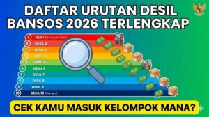 Daftar Urutan Desil Bansos 2026 Terlengkap, Cek Kamu Masuk Kelompok Mana?