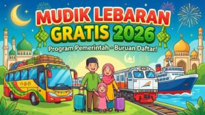 Mudik Lebaran Gratis 2026 Segera Dibuka_ Cek Jadwal & Cara Daftar Lewat HP