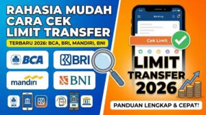Rahasia Mudah Cara Ceknya Limit Transfer BCA, BRI, Mandiri, BNI 2026