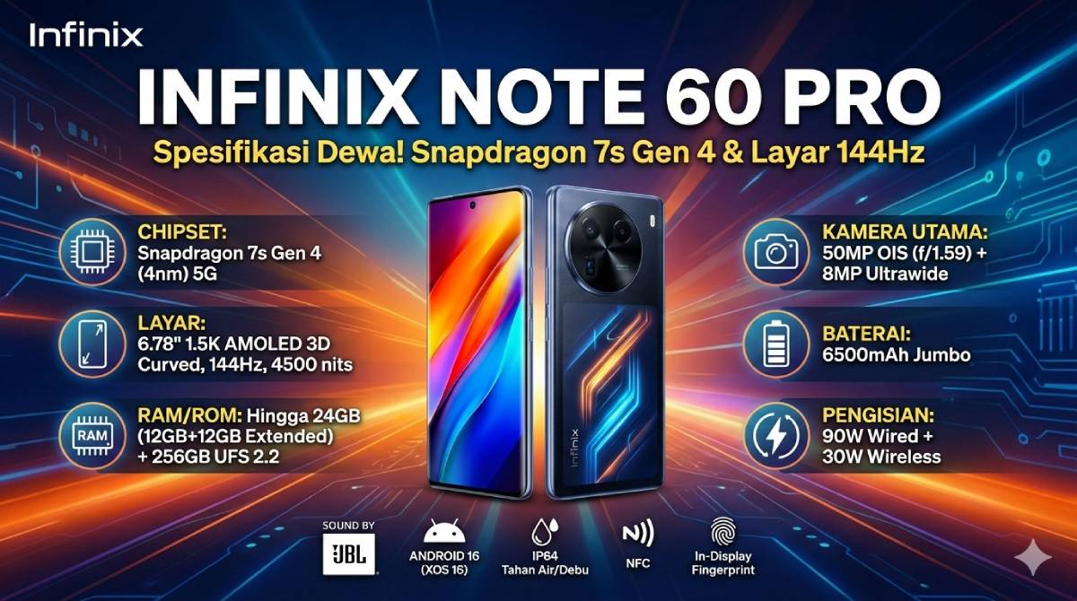 Spesifikasi Infinix Note 60 Pro_ Monster Gaming 5G Harga 5 Jutaan!