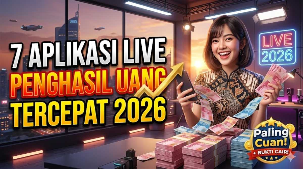 7 Aplikasi Live Penghasil Uang Tercepat dan Paling Cuan di 2026