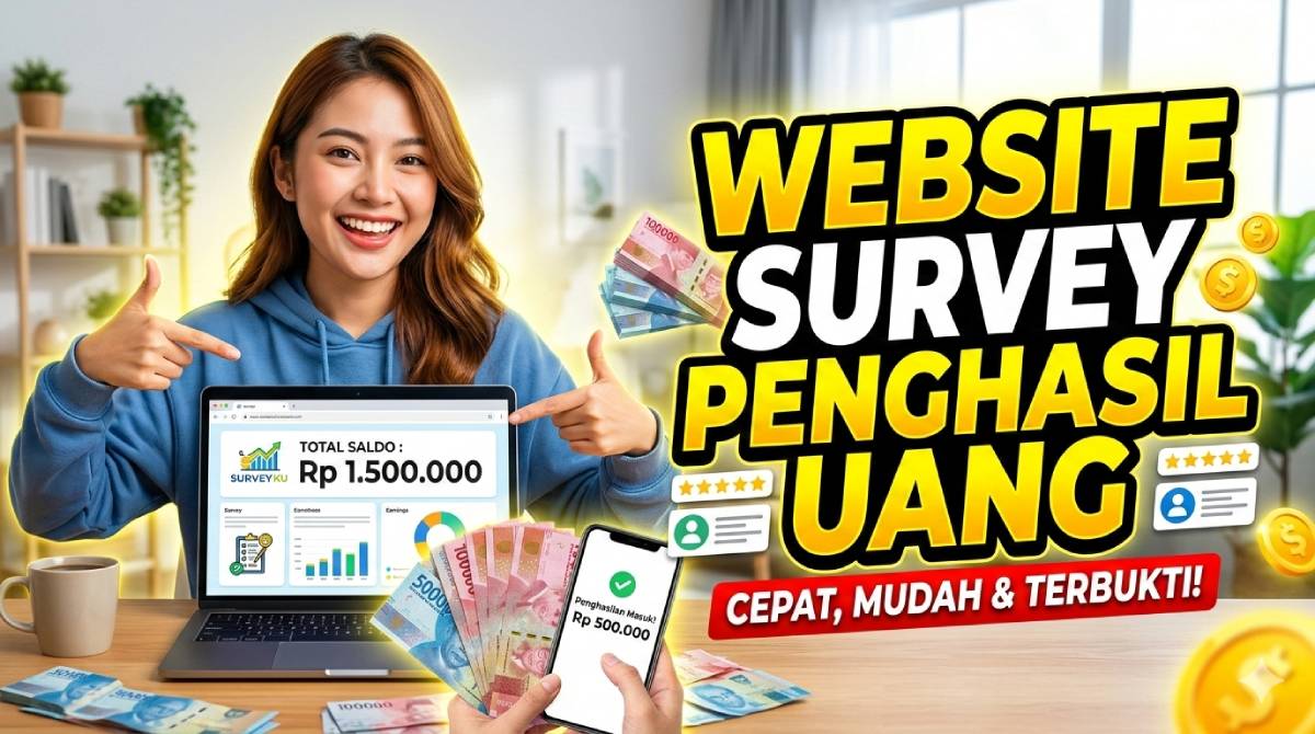 7 Website Survey Penghasil Uang Tercepat 2026 Langsung Cair ke DANA