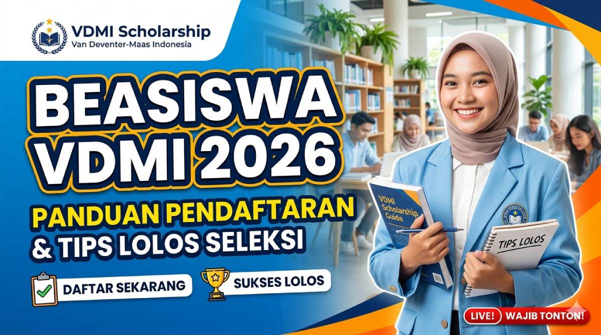 Beasiswa VDMI 2026_ Panduan Pendaftaran dan Tips Lolos Seleksi