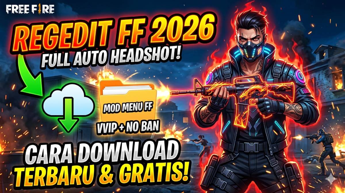 Cara Download Regedit FF 2026 Anti Banned Paling Aman
