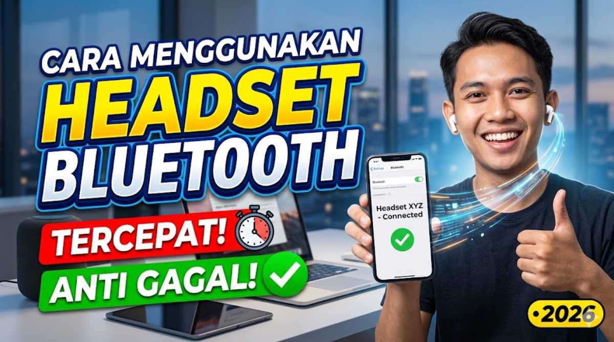 Cara Menggunakan Headset Bluetooth Tercepat dan Anti Gagal 2026