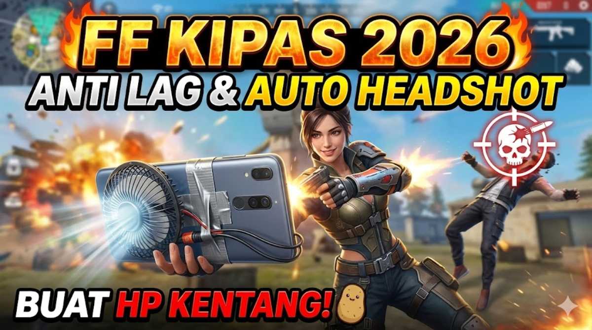 FF Kipas 2026, Rahasia Anti Lag dan Auto Headshot Buat HP Kentang