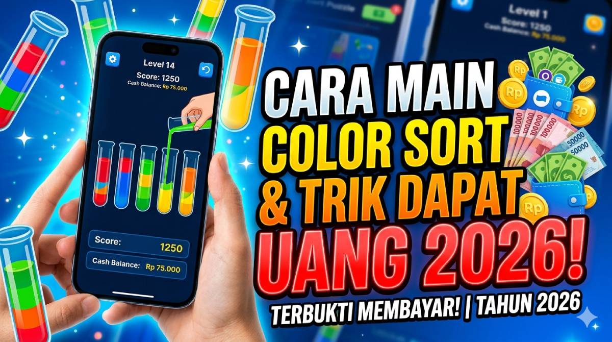 Game Puzzle Color Sort_ Cara Main dan Trik Dapat Uang 2026