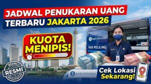 Jadwal Penukaran Uang di Jakarta Terbaru 2026: Kuota Menipis, Cek Lokasi Sekarang!